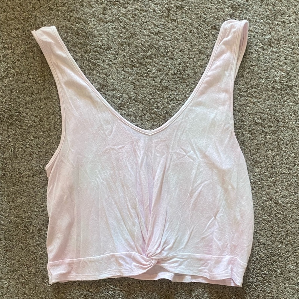Light Pink Crop Top